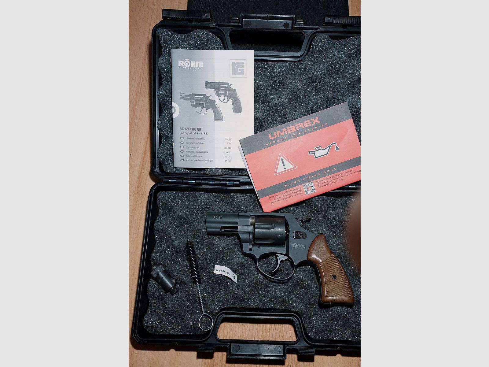 Röhm RG89 blank-firing revolver blued (PTB 976)