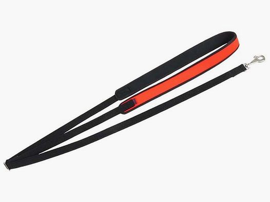 AKAH Antiruck-Umhängeleine / Länge 175-cm - 195cm Signalorange
