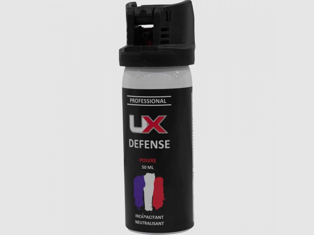 Abwehrbombe Ux Pfefferspray 50ml Kappe Klappe