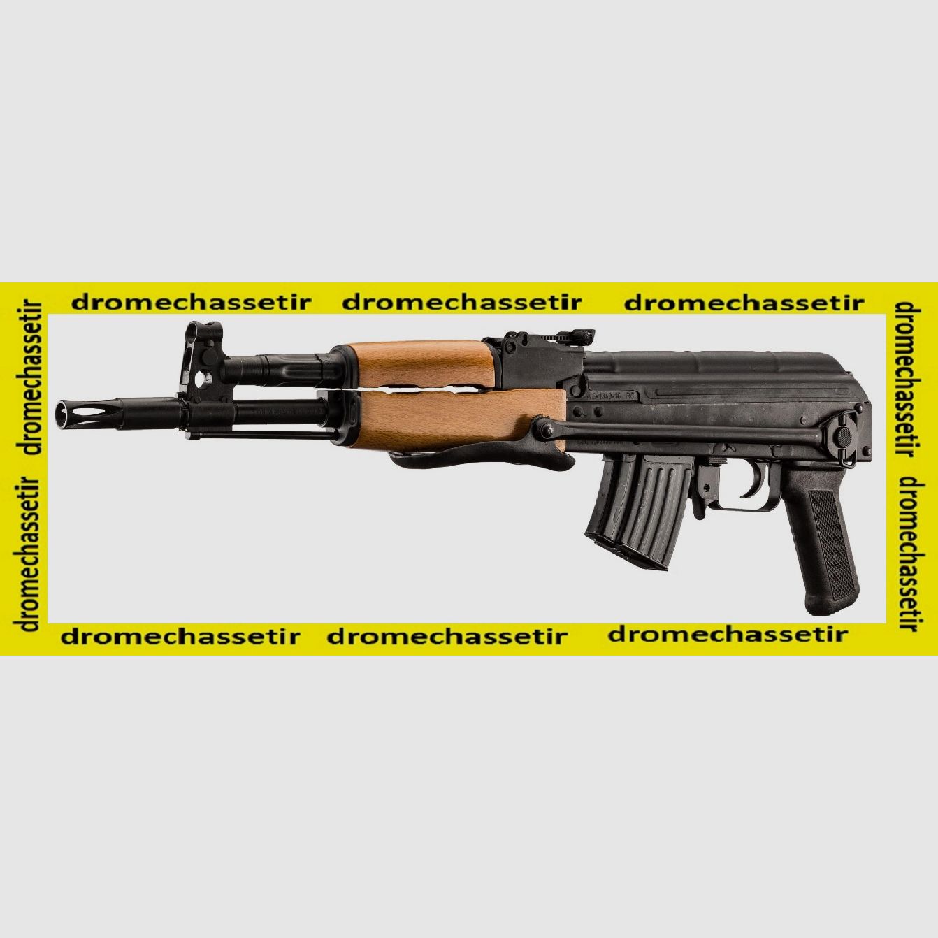 Fucile semiautomatico Cugir WS1-64 SB, cal. 7,62 x 39, calcio pieghevole, canna 32 cm, immagine 2 di 3