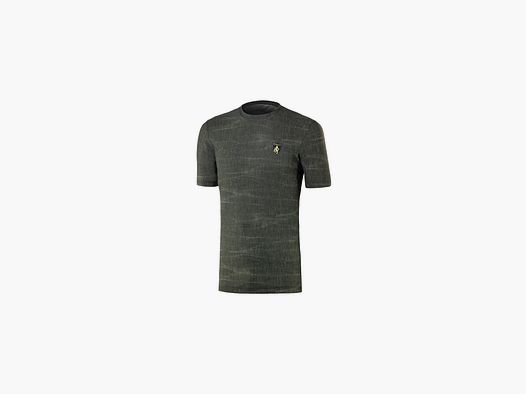Trabaldo Sensitive T-Shirt mit Trabaldo-Logo in grünem Muster