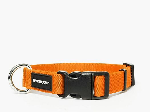 Mystique® Nylon collar profi 30mm neon orange 40-50cm