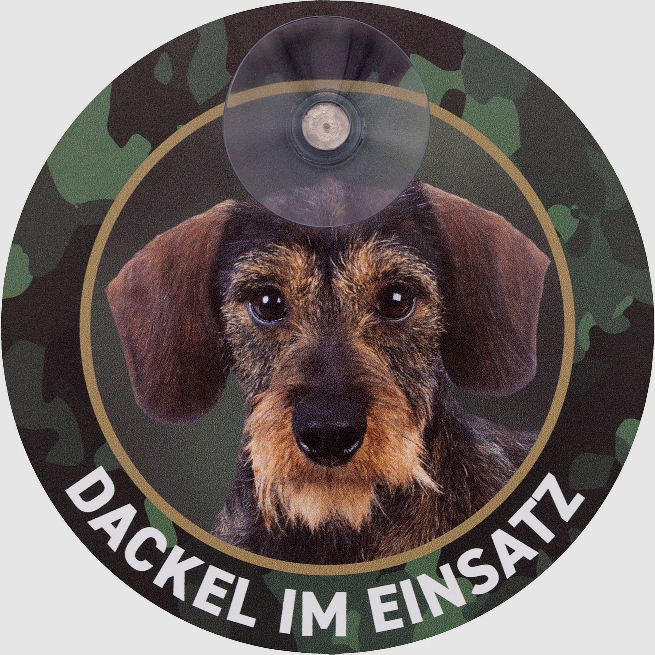 Wilde Hilde Original Autoschild Dackel im Einsatz