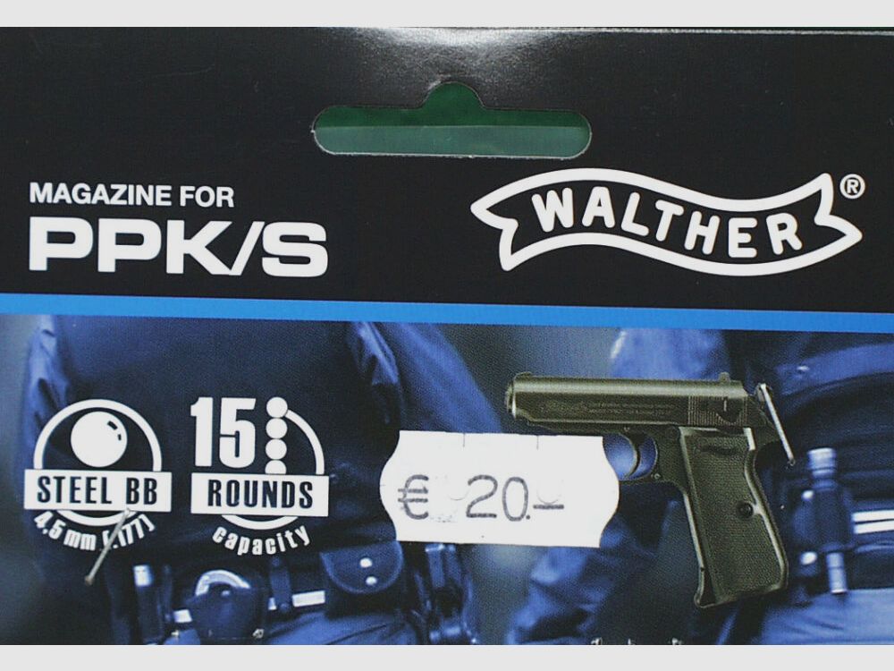 Walther Replacement Magazine for Co2 Pistol PPK/S, image 2 of 2