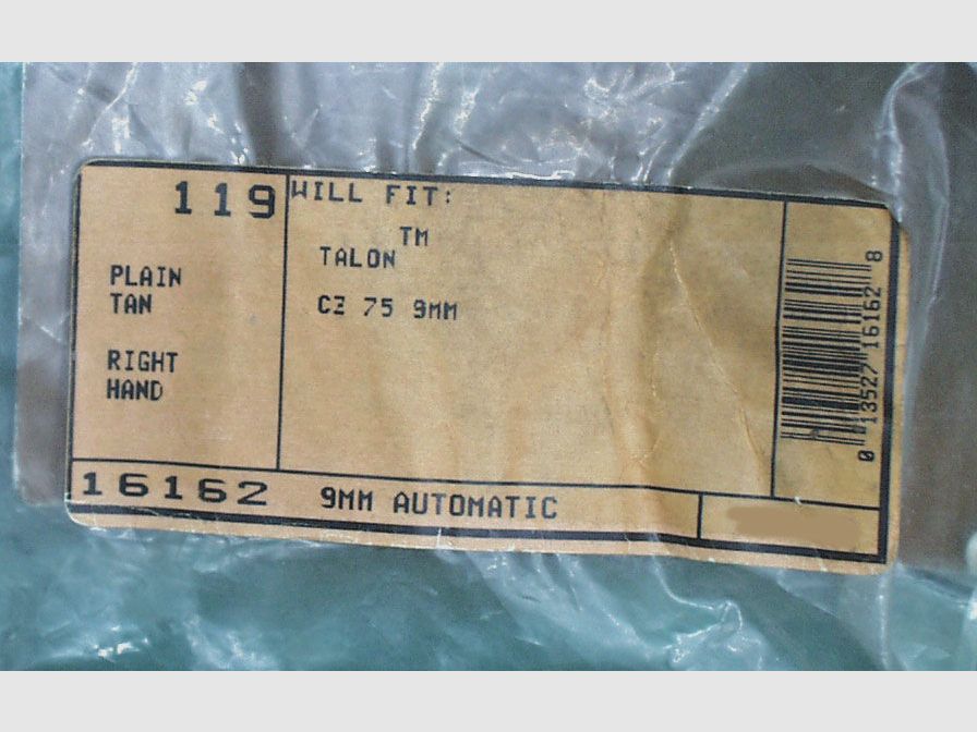 Pokrowiec Bianchi Gunleather #119, Glock 19/23, CZ-75 9mm