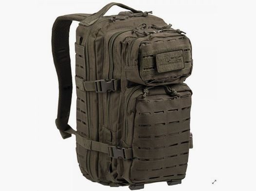 Mil-Tec US Assault 20 L Lasercut Rucksack olivgrün