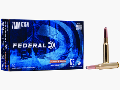 Federal Büchsenmunition 7 x 57 11,3 g / 175 gr Jacketed Soft Point Power Shok