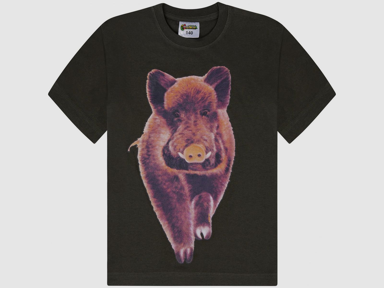 T-Shirt "Wild Boar" Kids (Olive)
