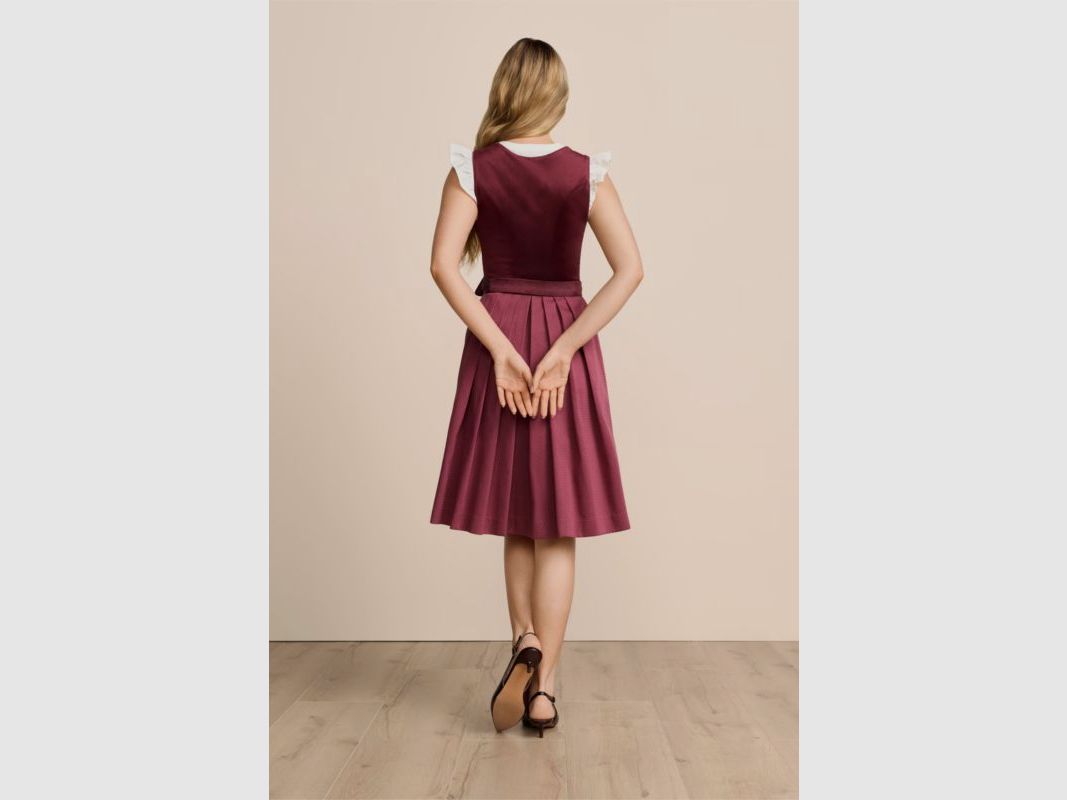 Krüger D-Dirndl Oleanna Samt 60cm | beere, Bild 8 von 8