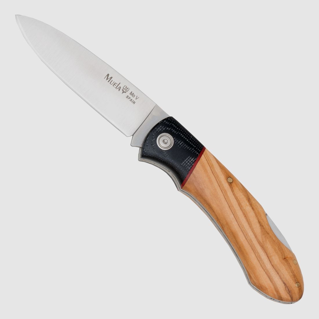 Coltello pieghevole Muela in legno d'olivo