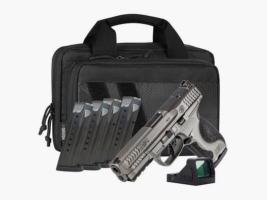 Pistolet S&W M&P 9 M2.0 9 x 19 Szary Metal, Zestaw Carry On z RFX 11, Torba Savior Specialist