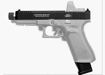 Kit di conversione per pistola Advantage Arms per Glock 17/34 Gen4/Gen5 .22lr MOS e filettatura