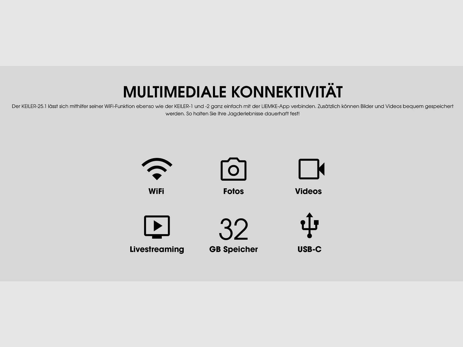 LIEMKE KEILER 25.1 Wärmebildhandgerät 12 μm 1.250 m