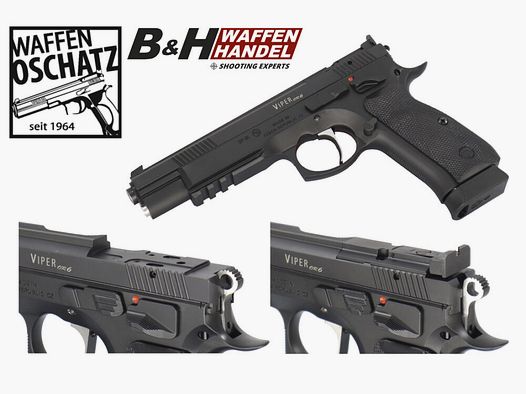 Wapens Oschatz CZ75 Viper 6 inch met SAO-trigger - Optic Ready -