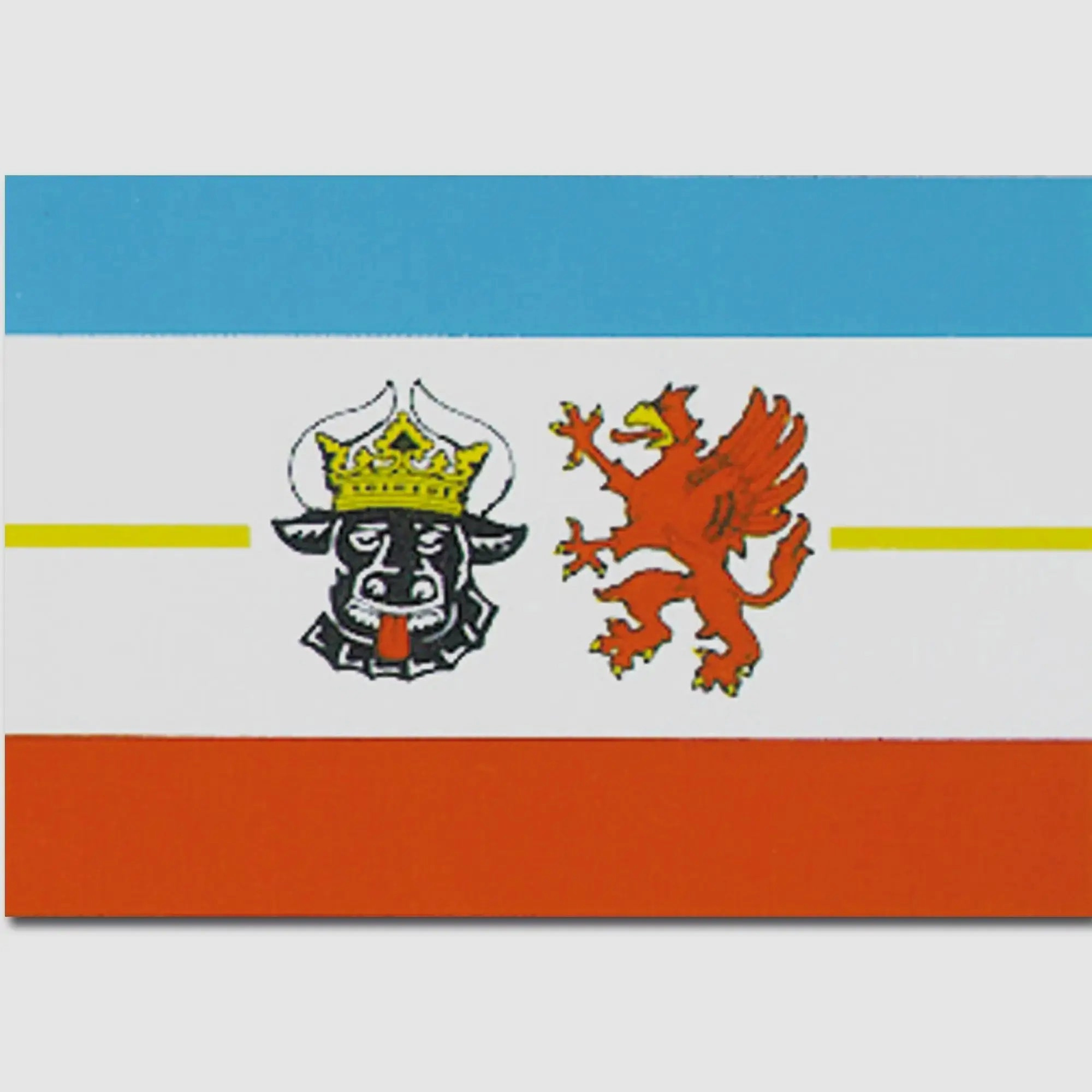 Bandera diversa de Mecklemburgo-Pomerania Occidental
