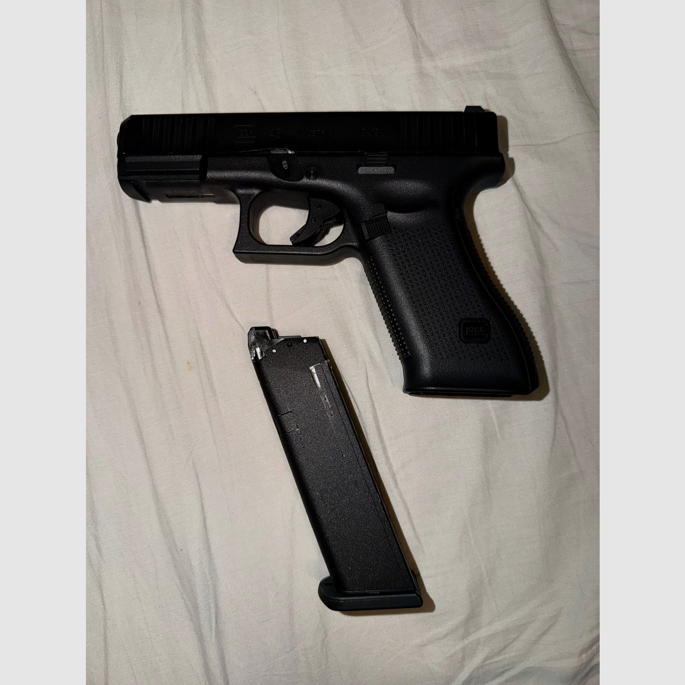 GLOCK 45 Gen 5, Airsoft-Waffe, offiziell lizenziertes Produkt von Glock
