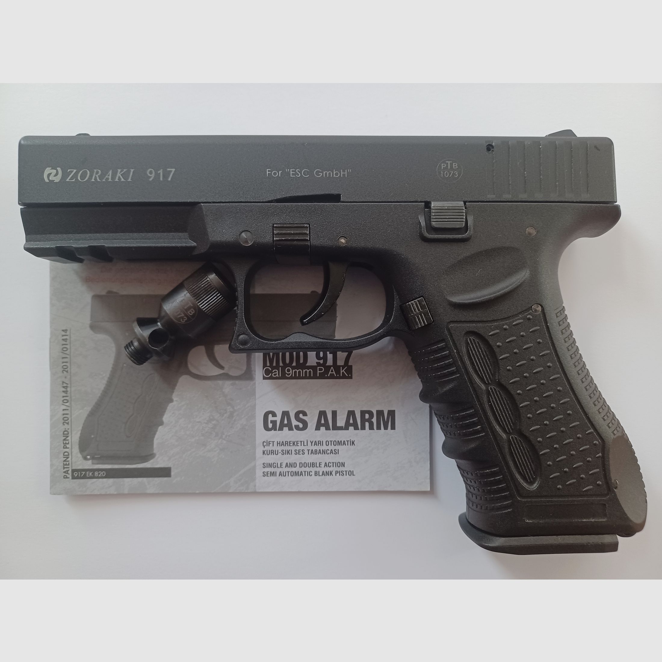 Zoraki 917 schwarz cal. 9mm P.A.K.
