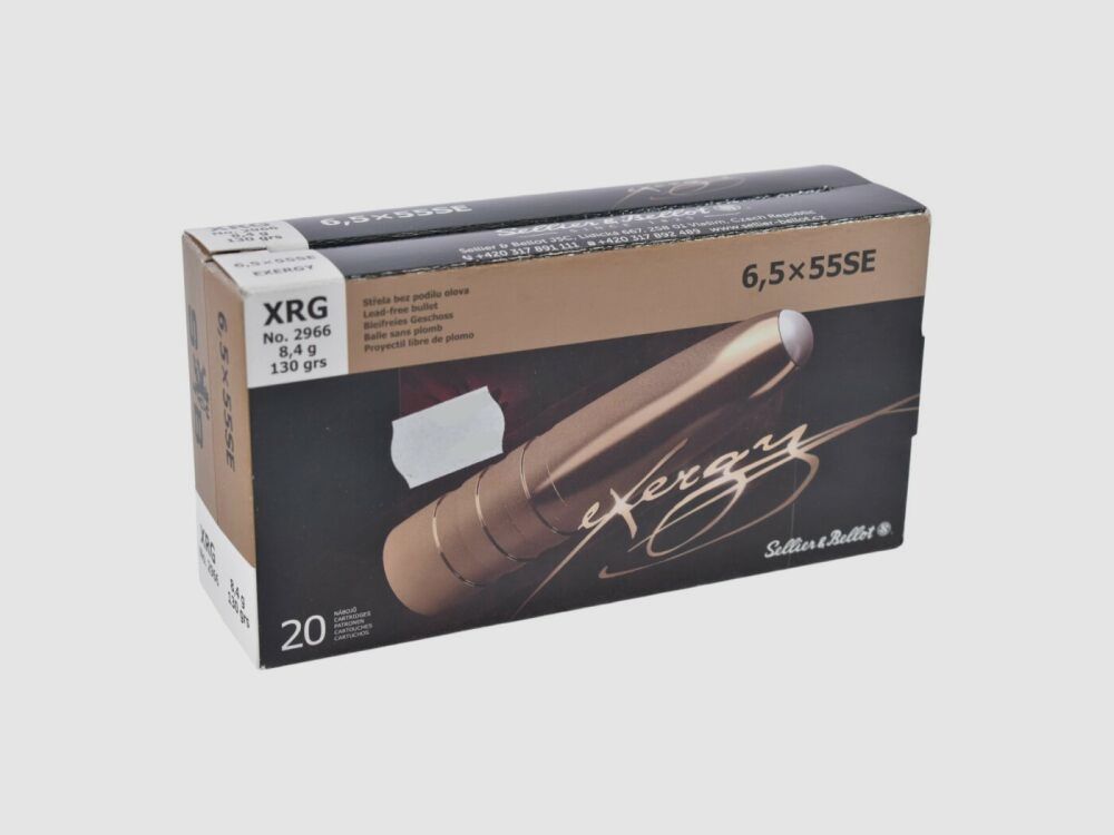 Sellier & Bellot 6,5x55 XRG 130grs / 8,4g