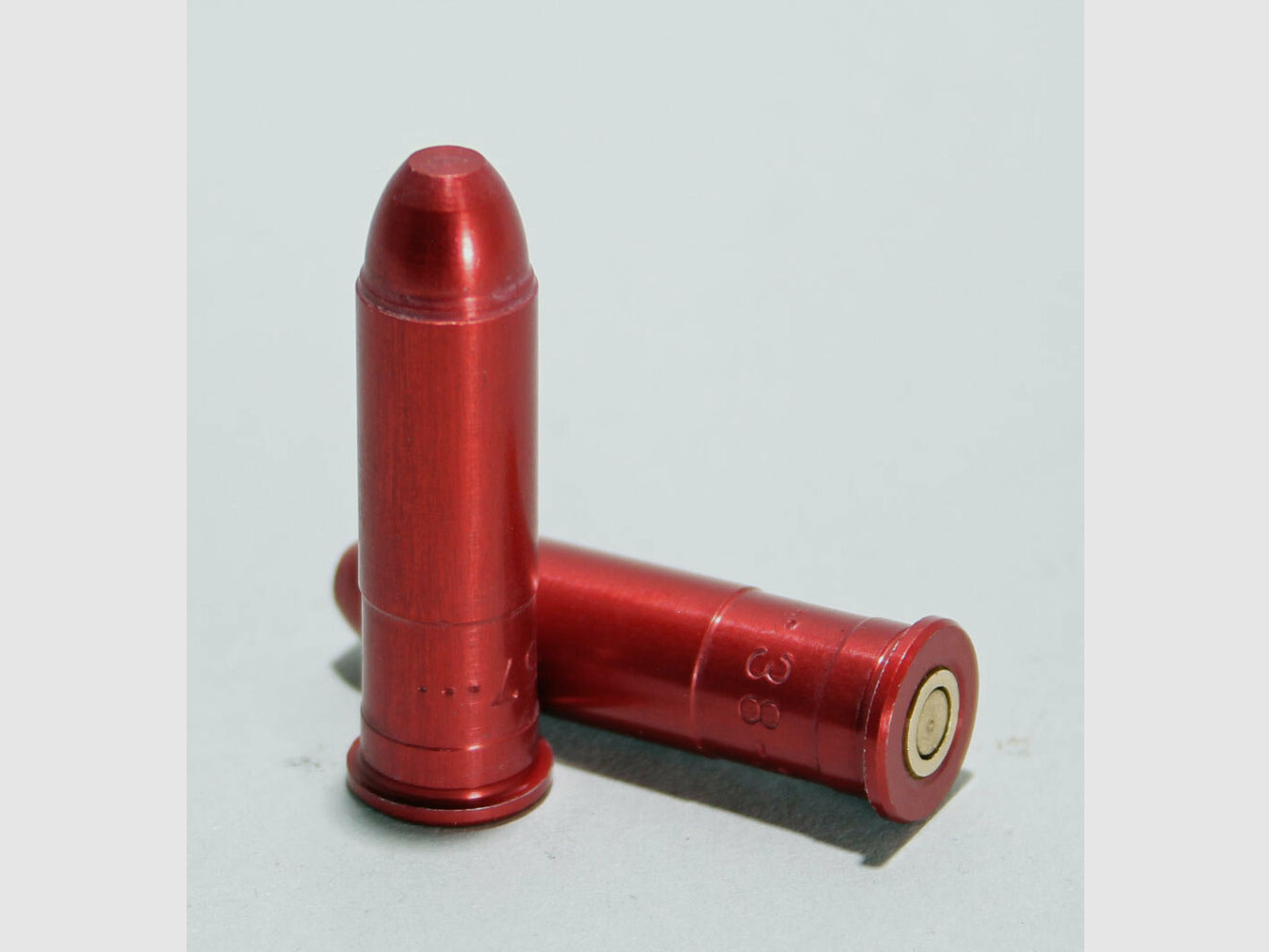 Waffenzubehör Pufferpatrone Alu Kal. 38 Spec- 357 Mag 2 stck Pufferpatronen