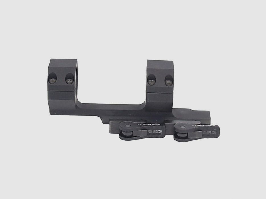 ADM DELTA-C QD-Cantilever-Montage, 30/34 mm, 0 MOA, Schwarz/FDE