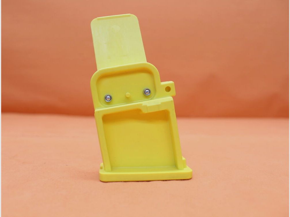 Boonie Packer AR-15: Safety Magazine Well Bolt Block BooniePacker Polymer yellow with Ejection Port Flag