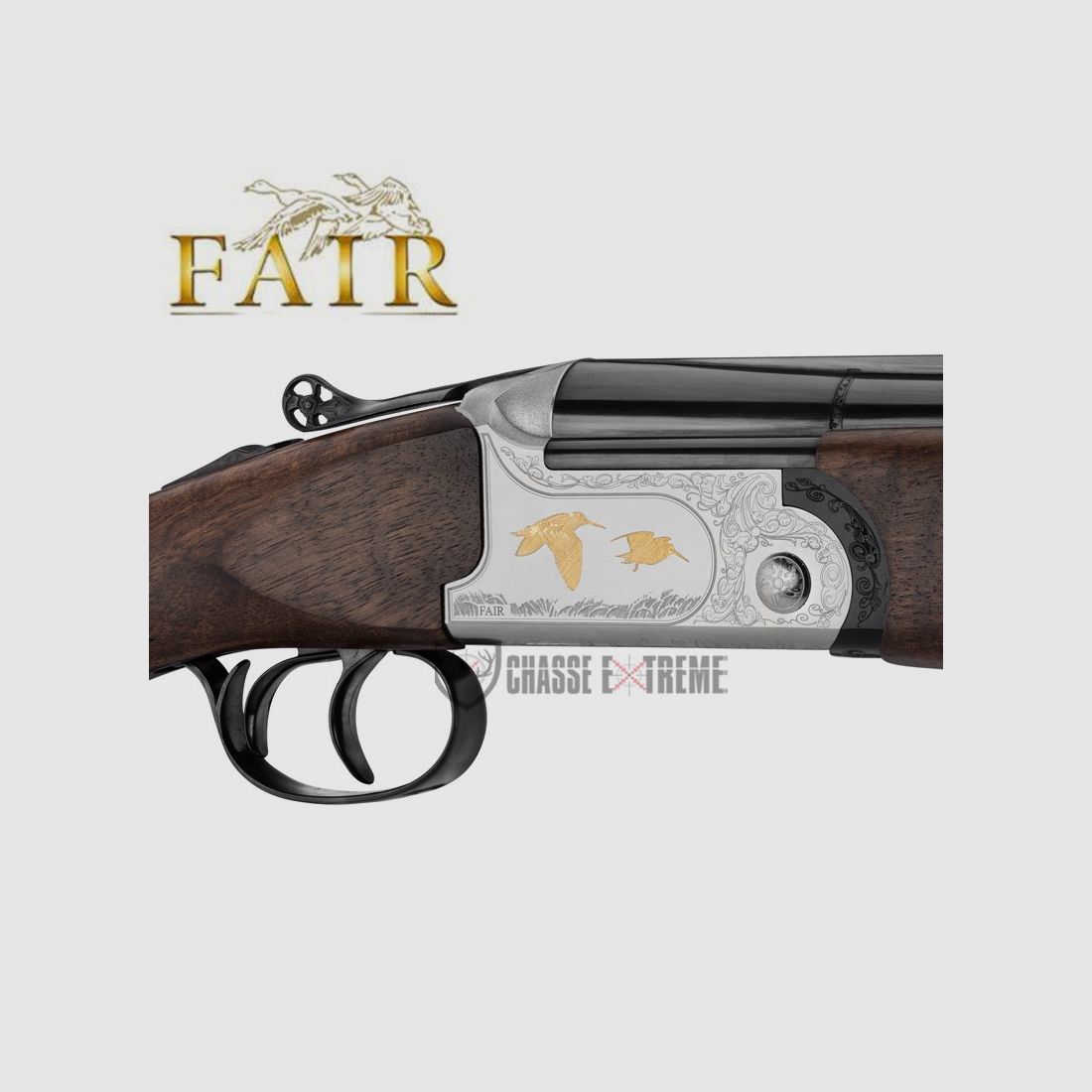 Strzelba FAIR Bécassier Classic Silver Ejector z Lufą Żebrowaną i Stałą 61cm Kal. 20/76, zdjęcie 5 z 7