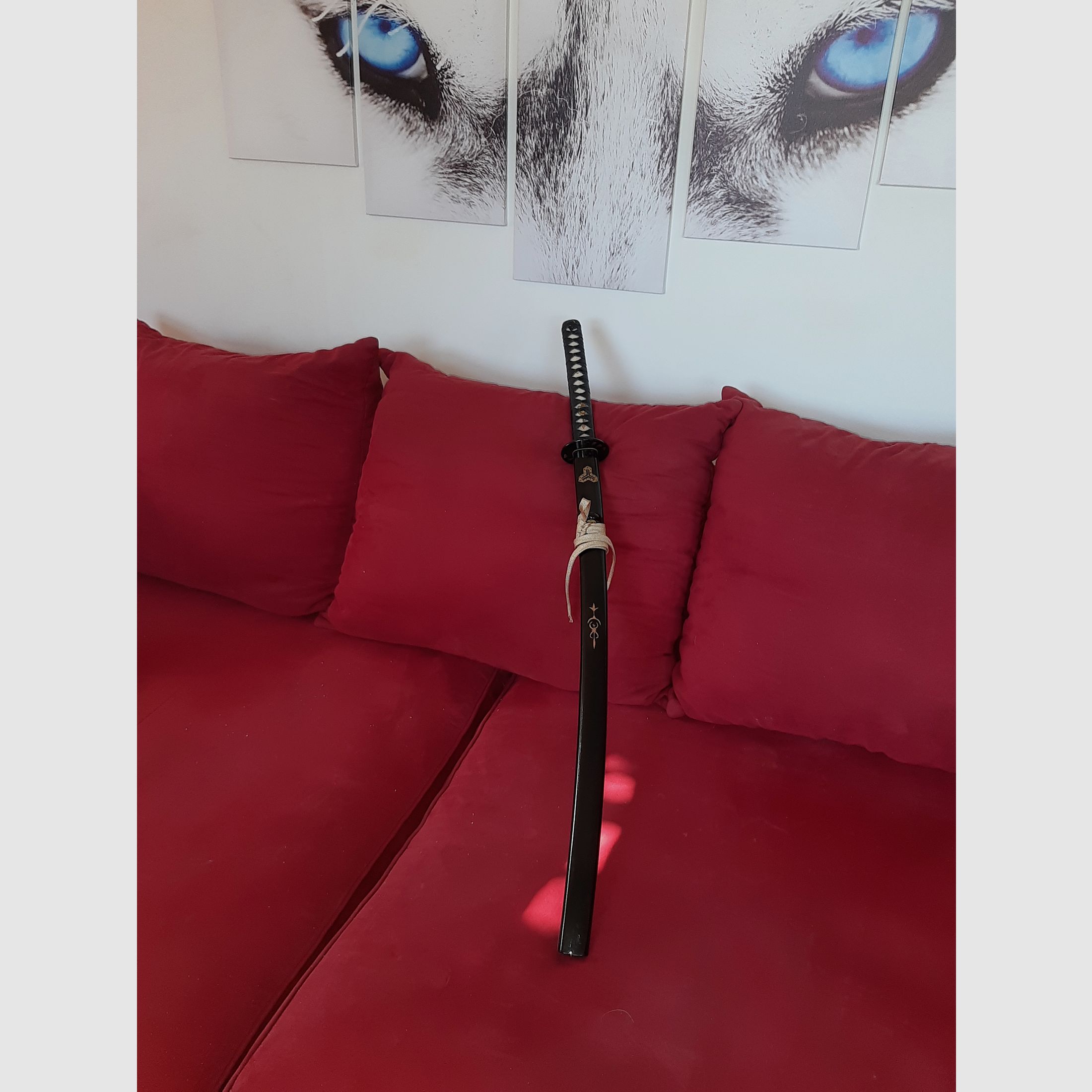 "Töte Bill" - Hattori Hanzo Schwert - Handgeschmiedet & gefaltet, scharf - Blutdamast Edition"