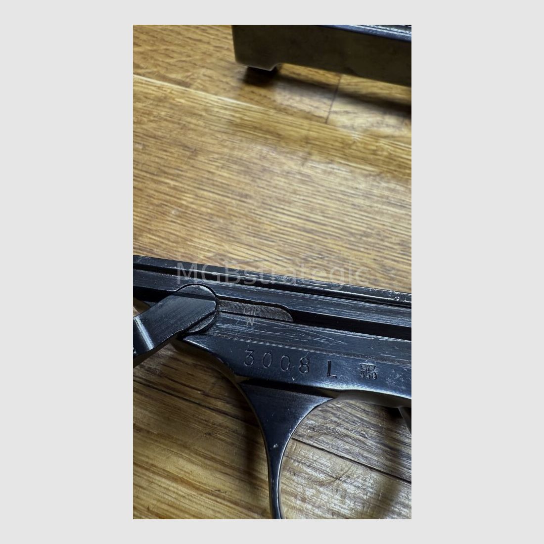 P 38 ac 43 - semi-automatic pistol 9mm Luger - Wehrmacht matching number - WaA acceptance / P38