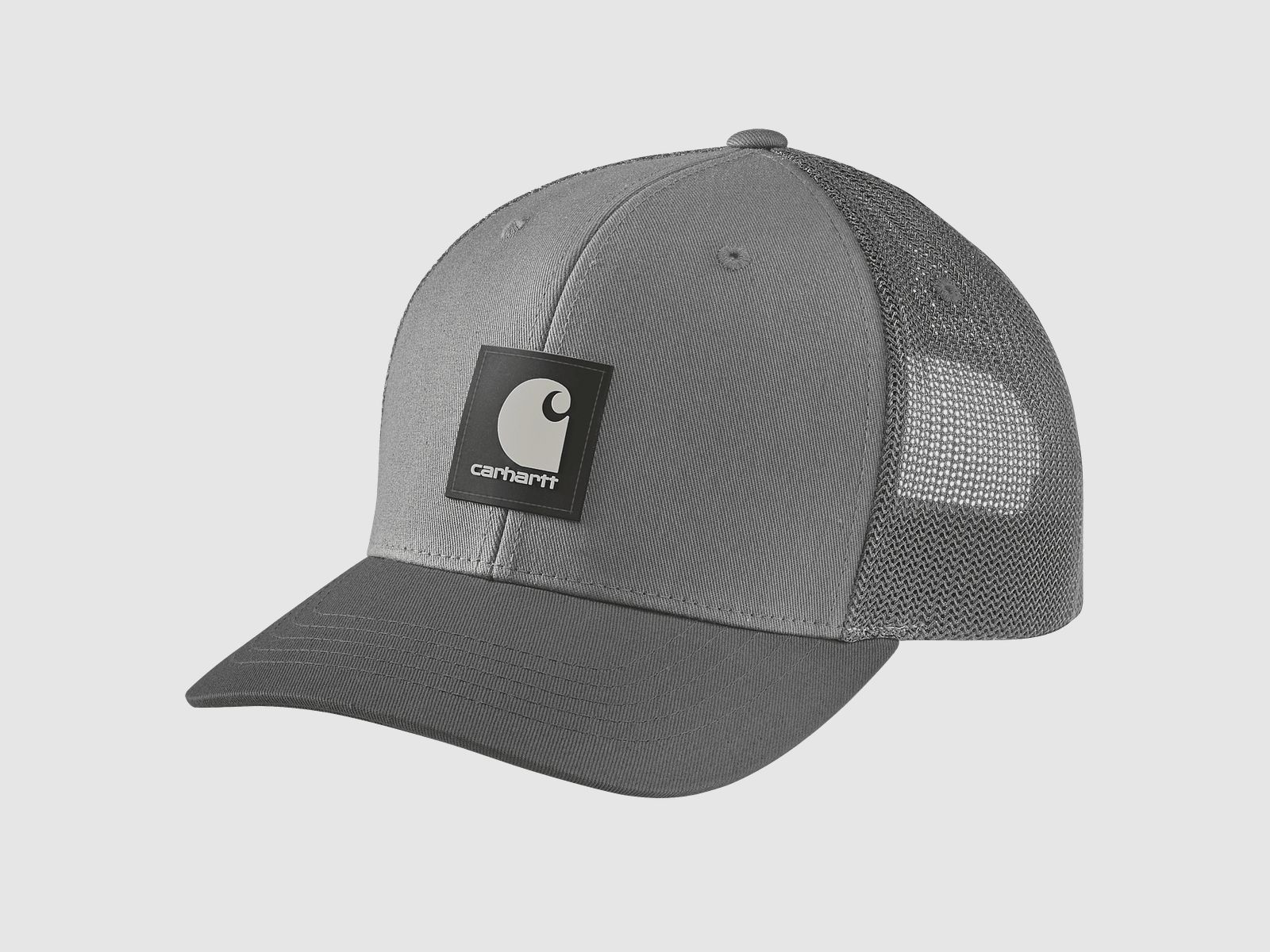 Carhartt Rugged Flex™ Twill Mesh-Back Logo Patch Cap Men Asphalt