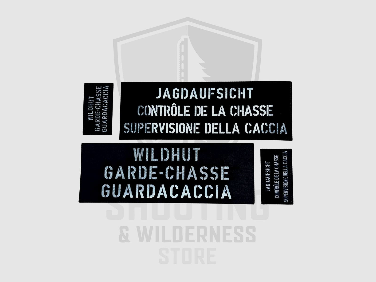 Wildhut-patch 90 x 50 mm, afbeelding 1 van 3