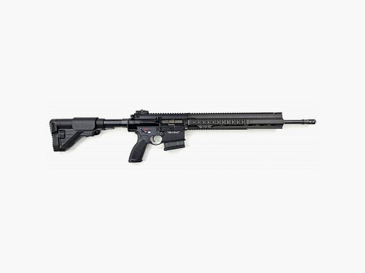H&K MR308-28 20" BLACK QUAD RAIL