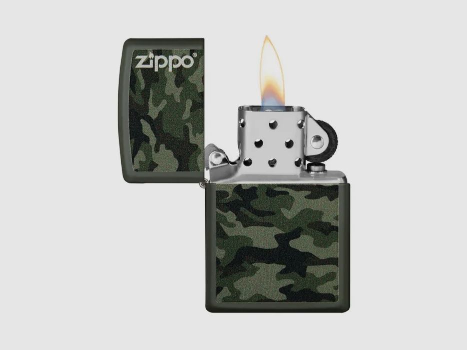 Zippo benzineaansteker camouflage