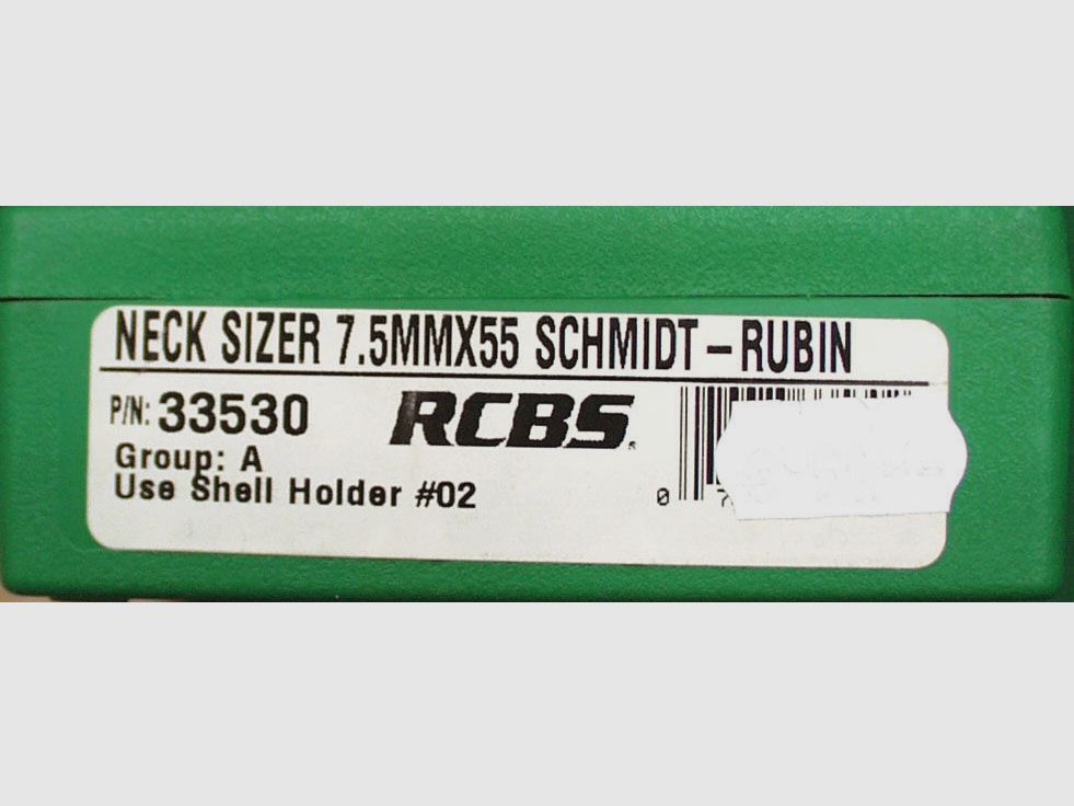 RCBS Matrizensatz 3-teilig 7,5x55 Schmidt Rubin