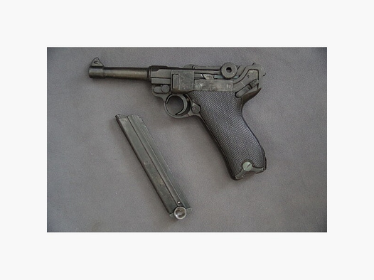 Deutsche Luger P 08 mit kurzem Lauf Parabellum, Wehrmacht , Replika Denix