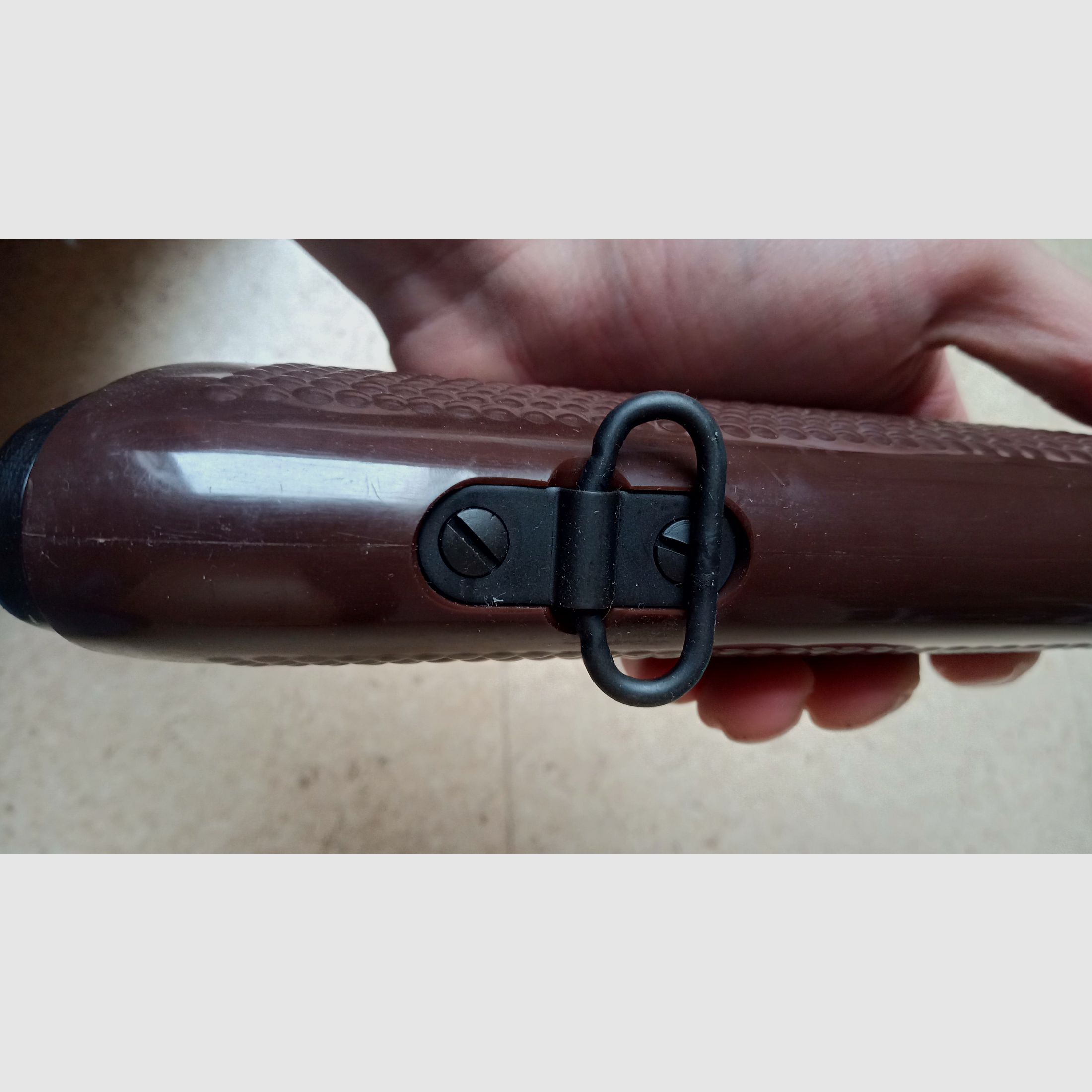 Original East German plastic fixed stock for the MPi-KM manufacturer VEB Wiesa in absolutely best condition // GDR NVA / AKM