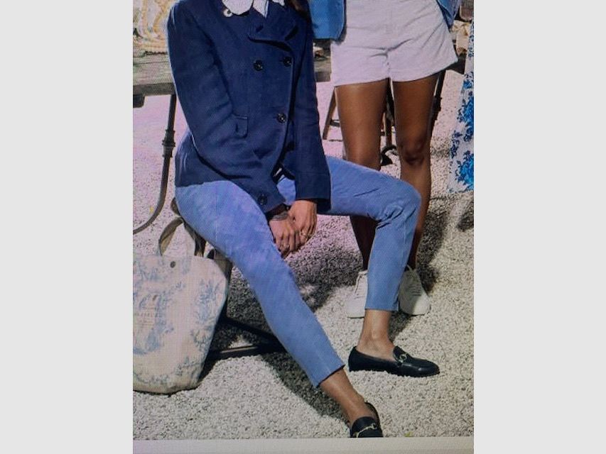 Habsburg Lederhosen Zita en Bleu Clair, image 2 sur 2