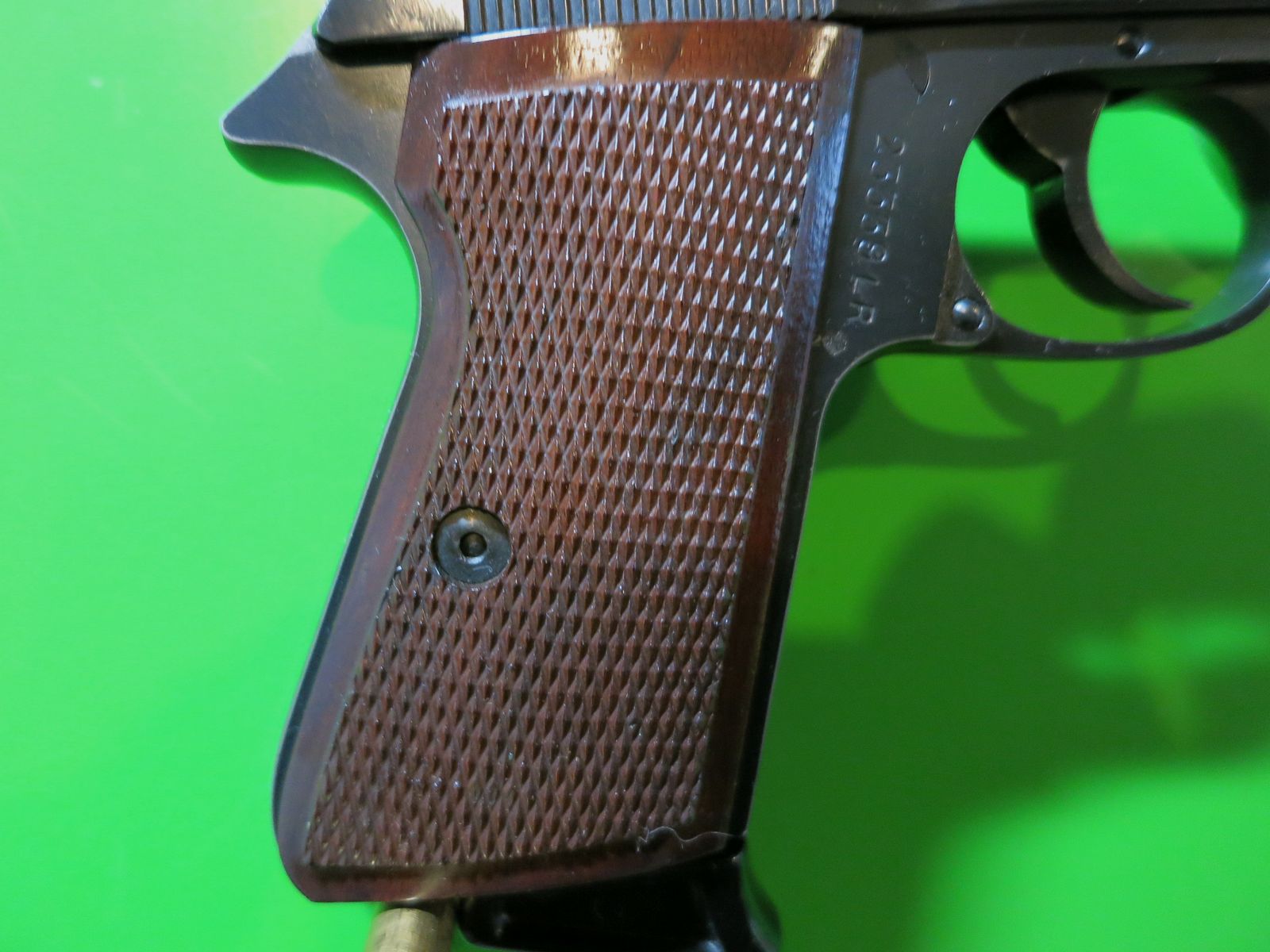 Walther PP « Pistolet de police », .22lr pistolet d'entraînement, plaquettes en bois       #39, image 7 sur 11