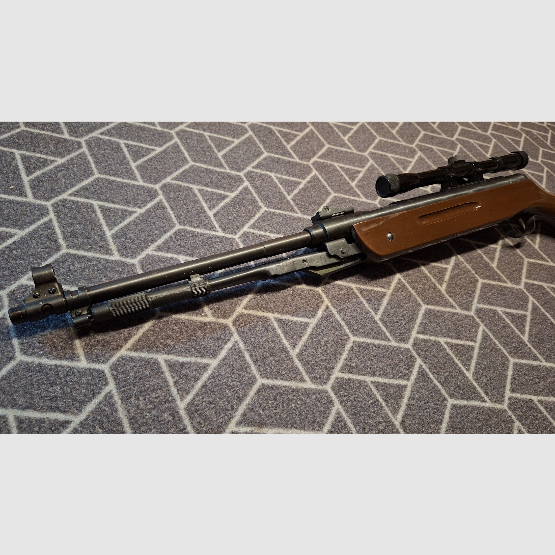 Carabina de aire comprimido Umarex Modelo 65D de palanca inferior ¡Como nueva!
