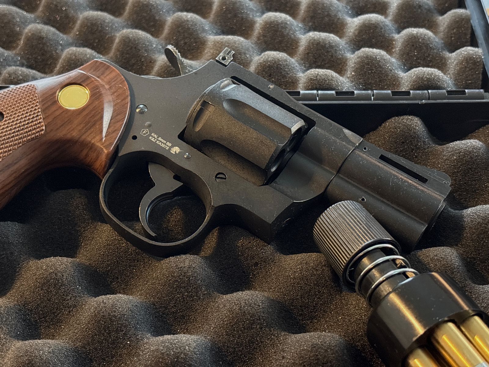 K&Z -  .357 Python - 6 mm BB - Schwarz - Revolvet, Bild 2 von 4