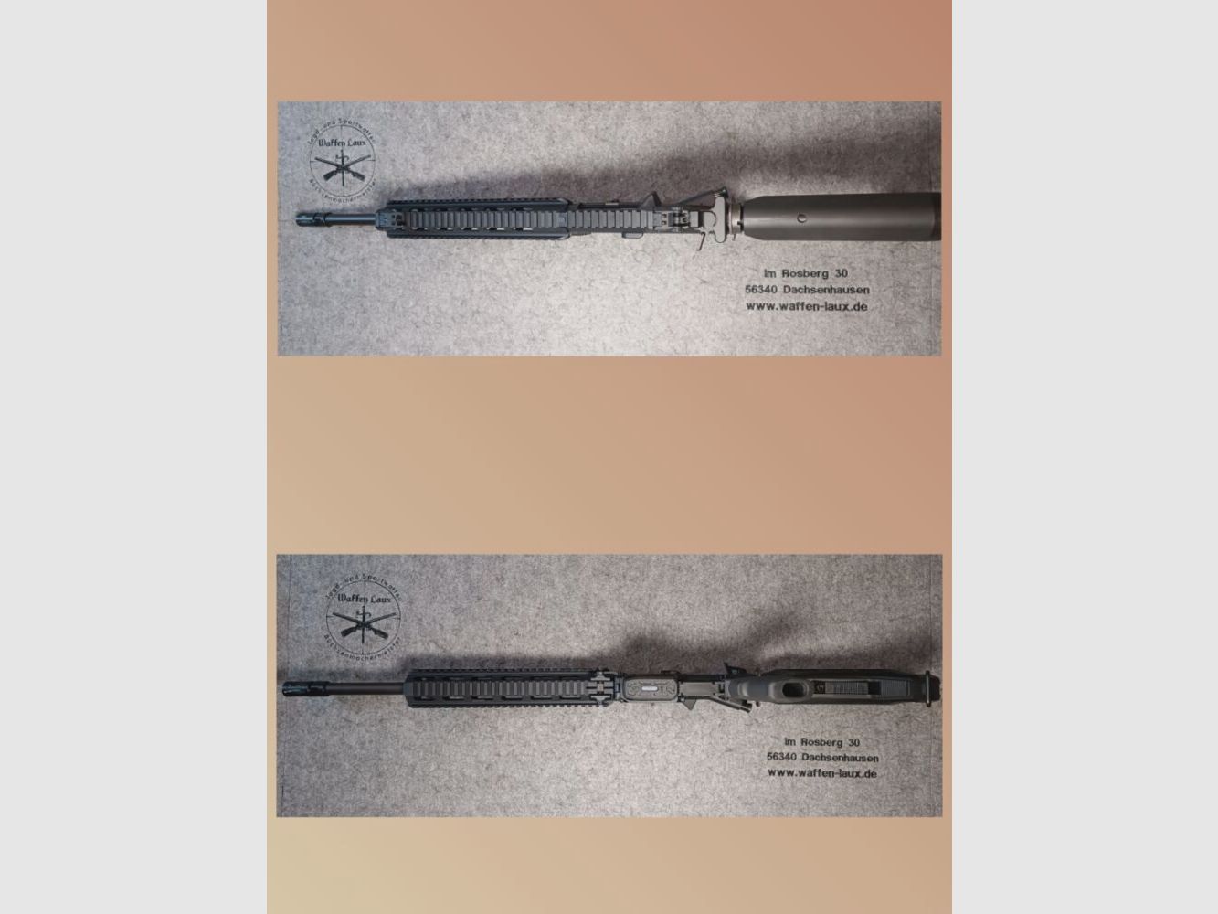 C.G. Haenel CR223 negro con 16,75" con culata Oberland Arms