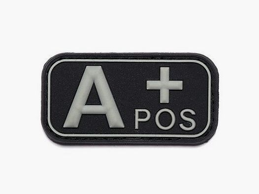 Embleem 3D PVC bloedgroep A+ positief