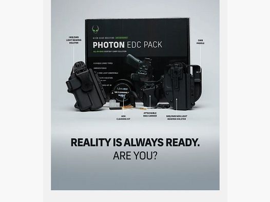 Photon EDC Pack voor Glock 17 – grote lamp (zwart) Alien Gear