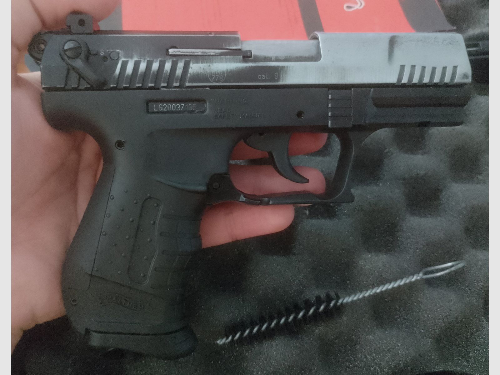 Walther P22 im PTB 778, Schreckschuss cal. 9mm PAK mit Verpackung!