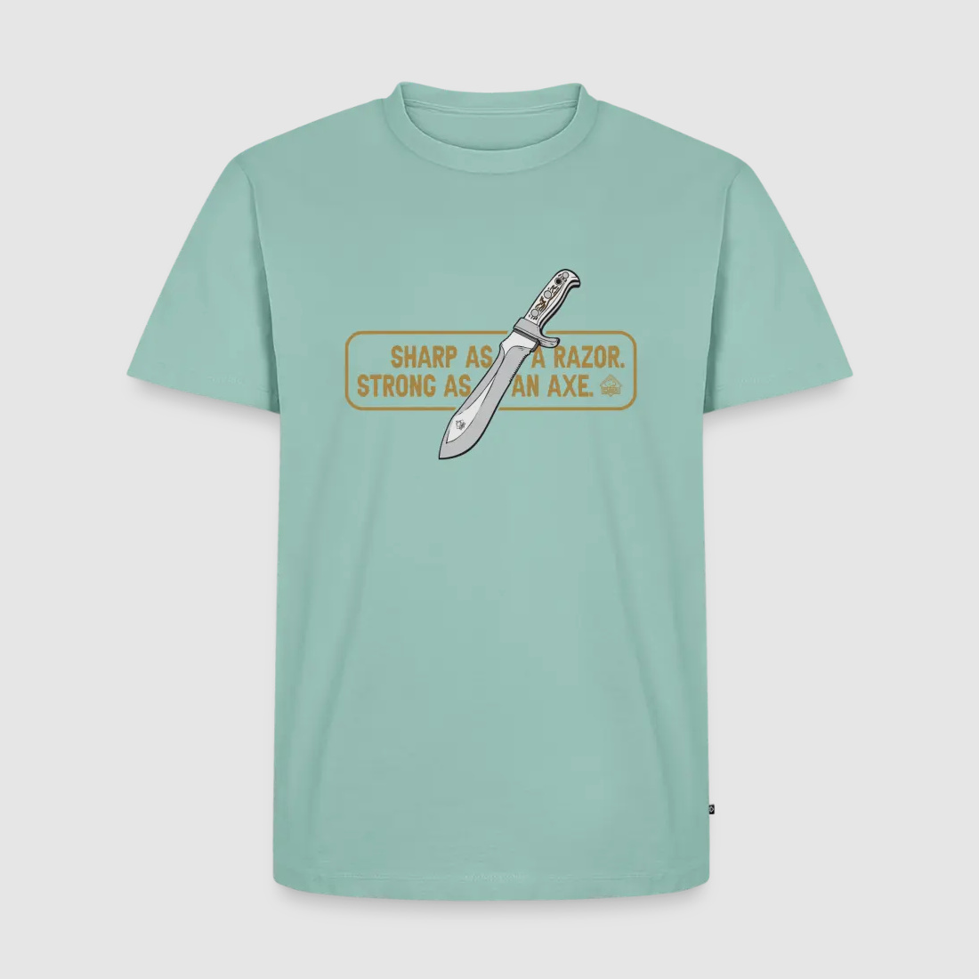 PUMA Men´s Premium T-Shirt "White Hunter Sharp & Strong"