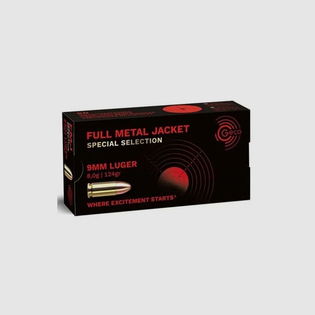 Geco GECO 9x19 VM SPEC SEL 8.0G, 50ER