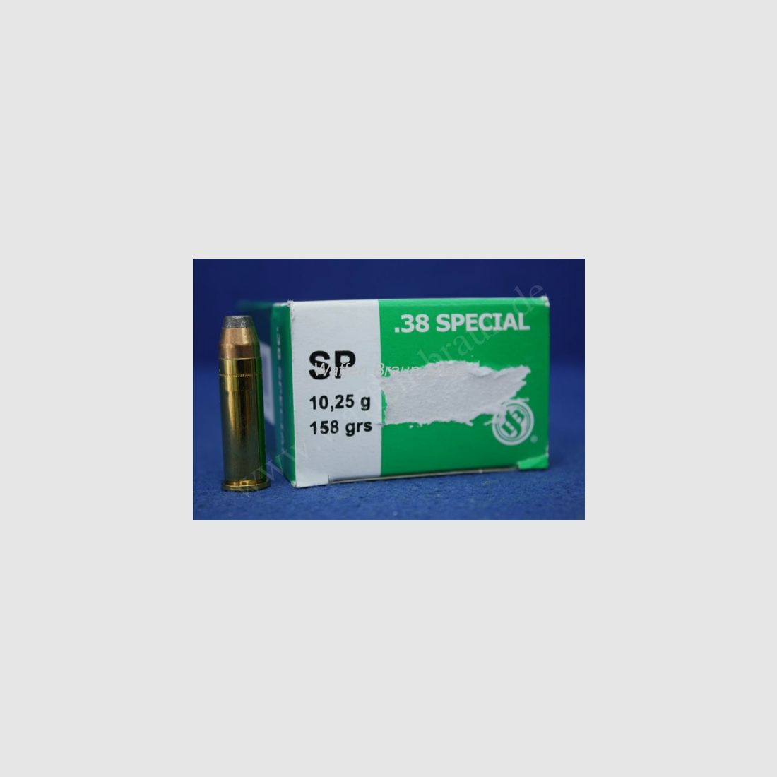 S+B .38Spec. SP NON-TOX 158grs. 50St