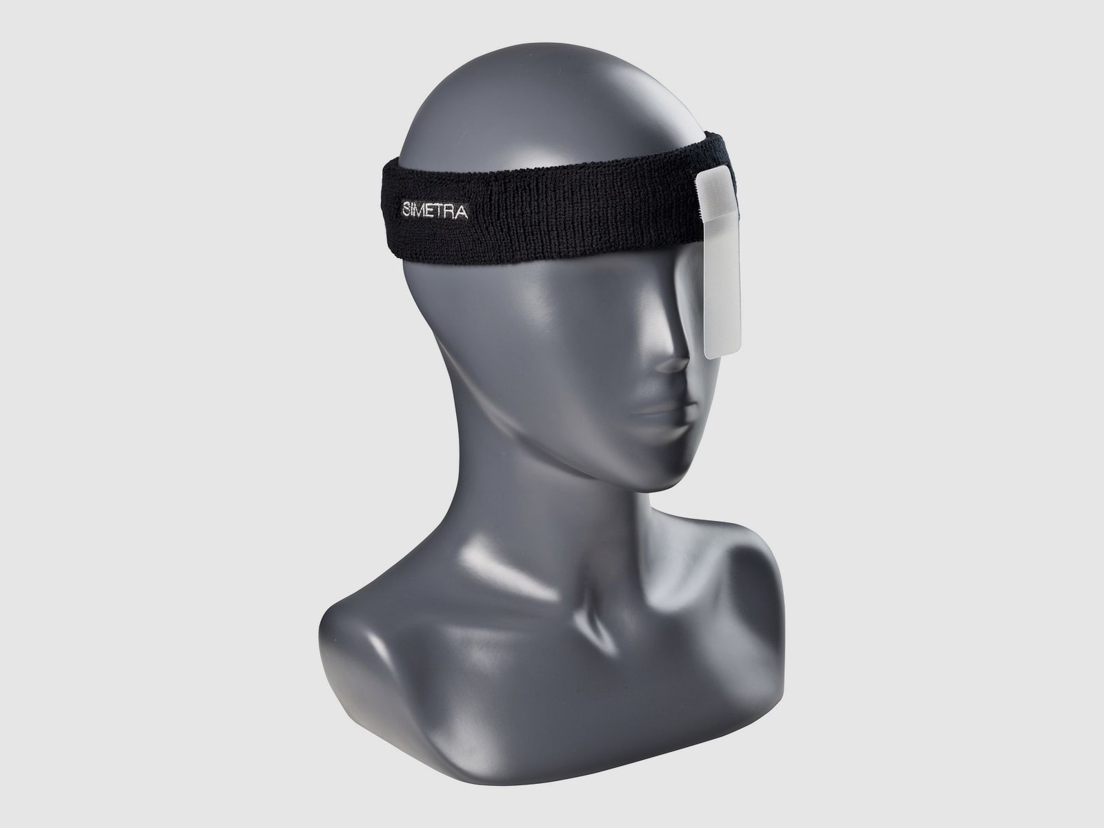 Simetra Stirnband schwarz Augenblende transparent