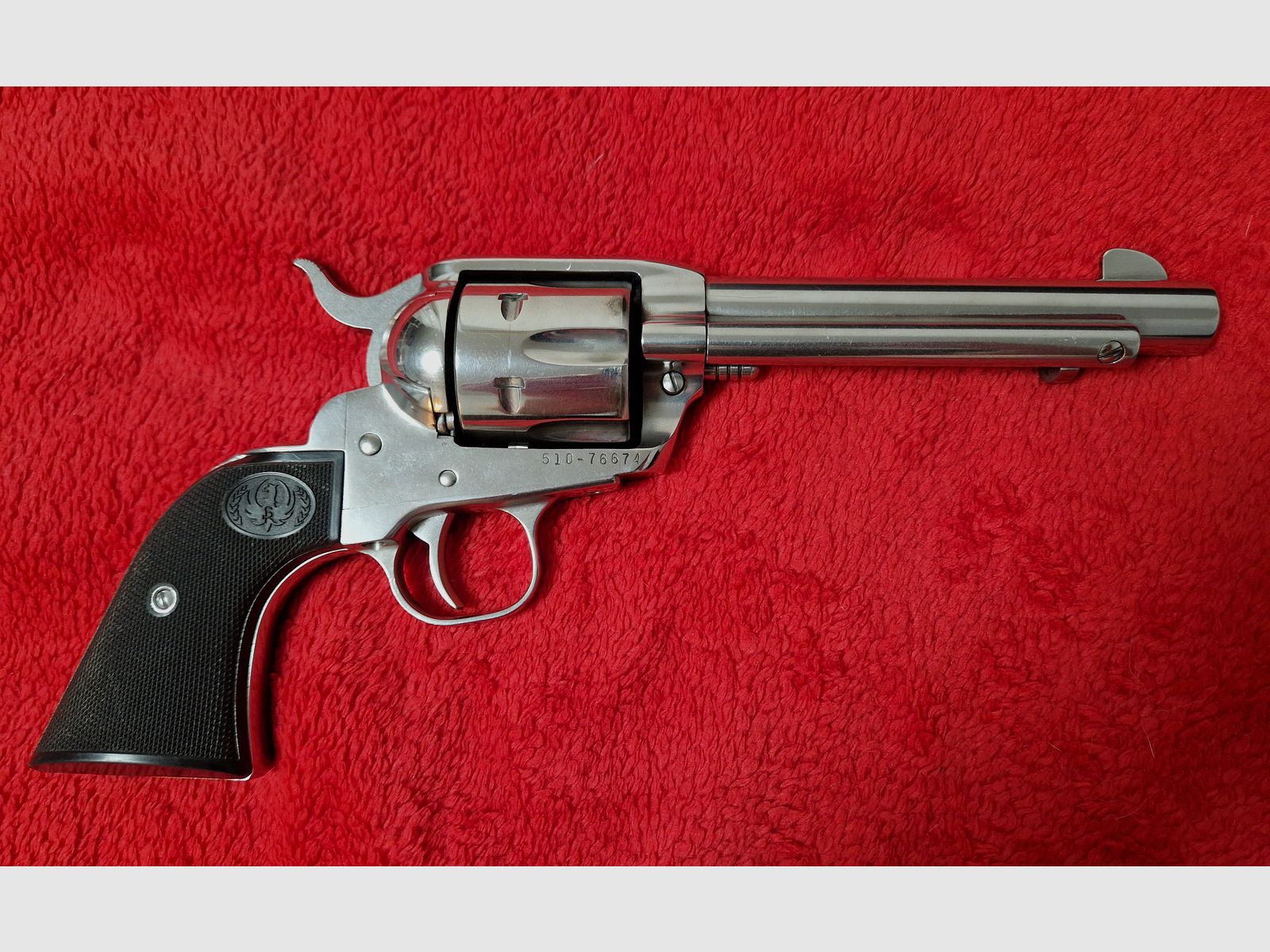 Ruger New Vaquero .357 Mag. – Hochglanz-Edelstahl - ideal für CAS – Top Zustand