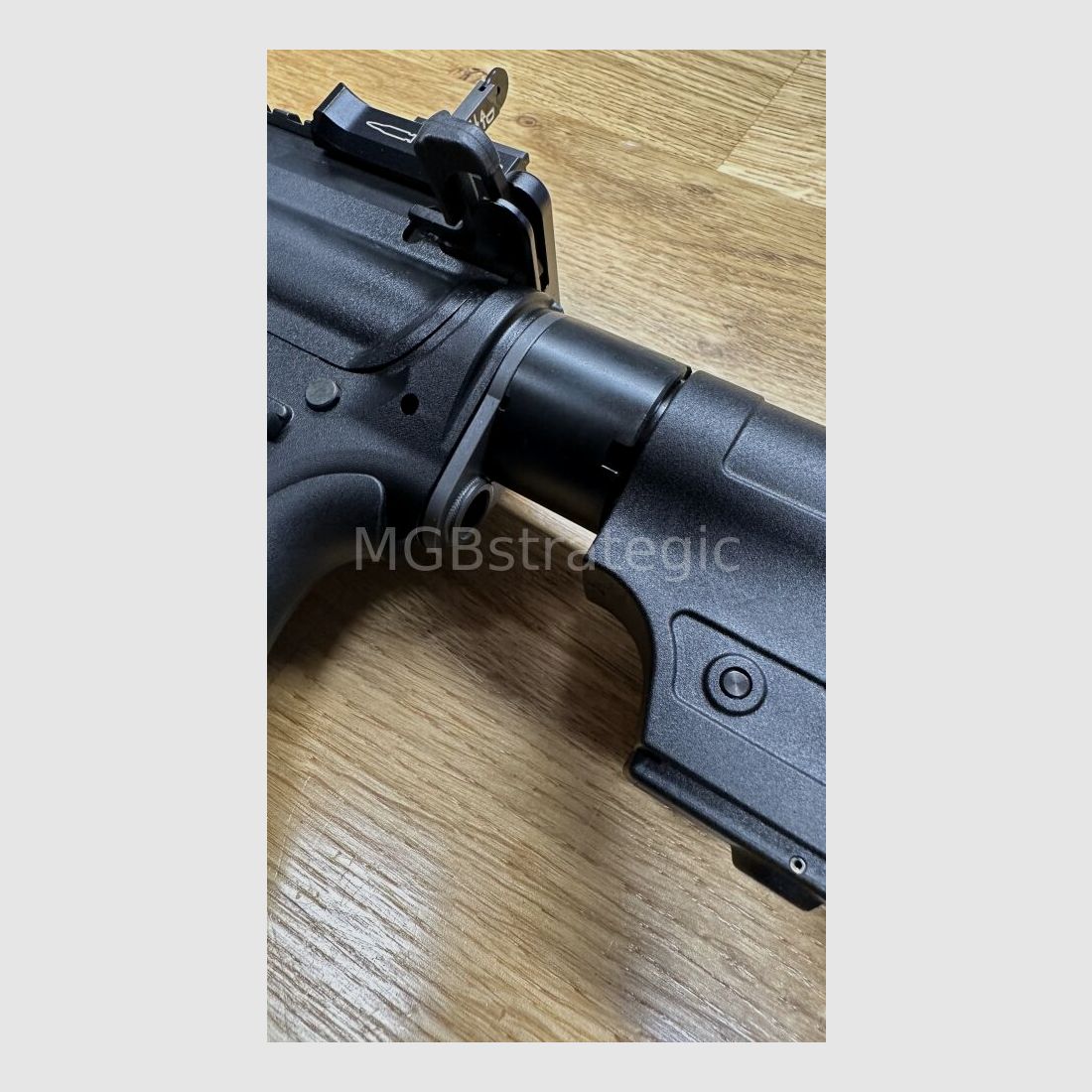 Heckler & Koch MR223 A3 Slim-Line 14,5" Lauf - halbautom. Büchse .223Rem	 Das zivile H&K 416 - mit Original H&K QD End-Plate (doppelt neu verstemmt, siehe Foto)