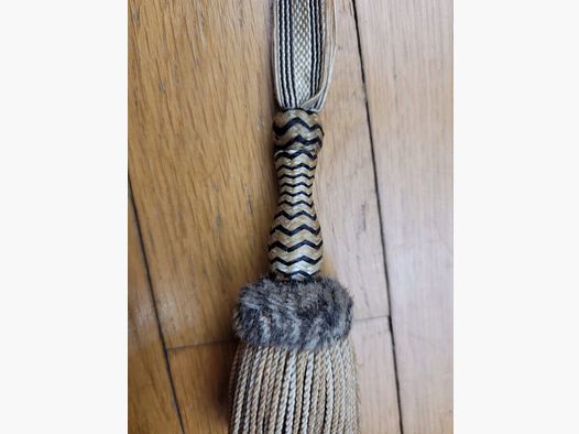 Schöne und seltene Dragonne / Bajonett-Troddel – Preußischer Unteroffizier Infanterie – 1. WK – TBE +